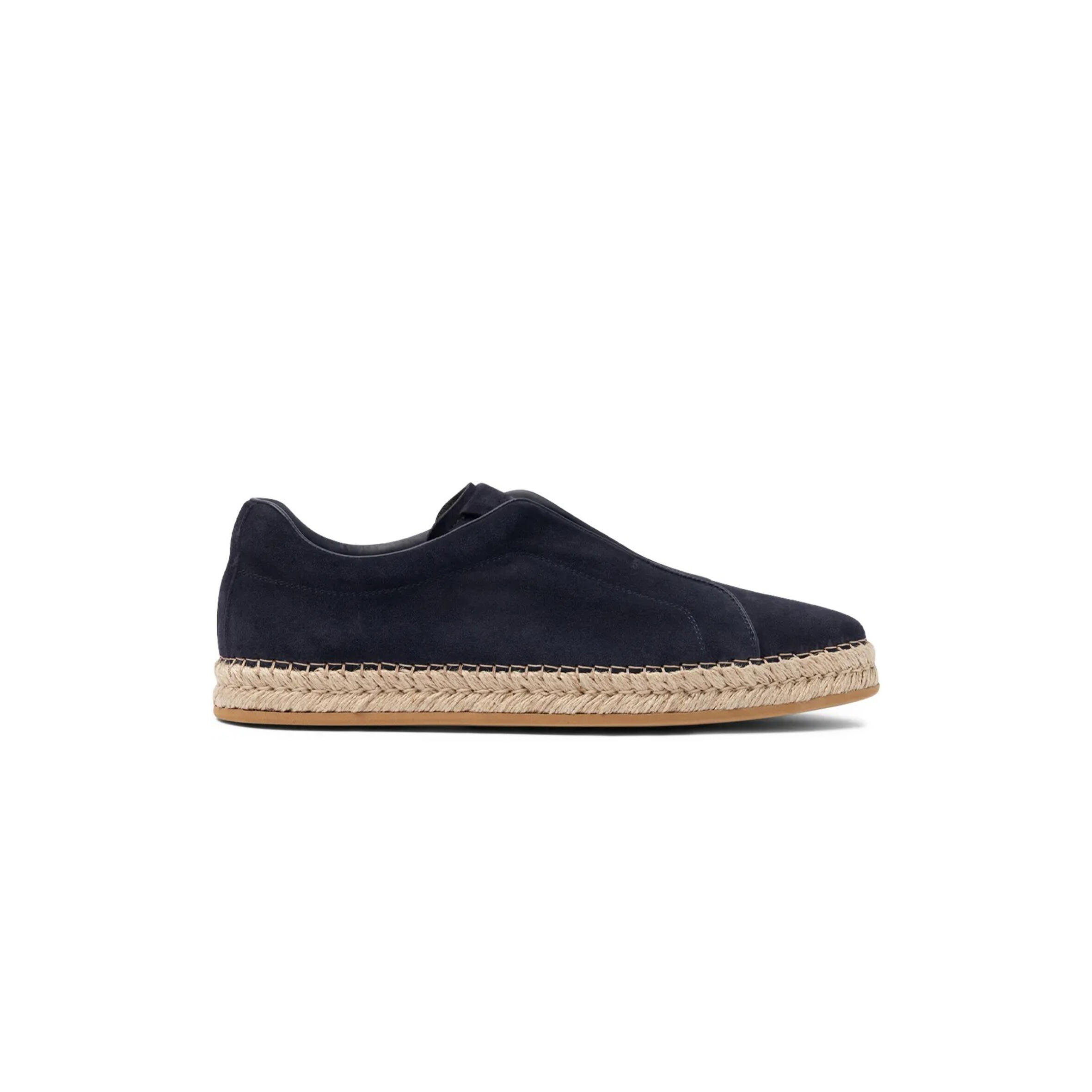 ZEGNA SCAROSSO SUEDE ESPADRILLES 